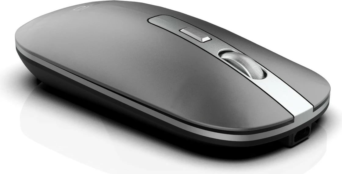 Maus Inca IWM-531RG, wireless & Bluetooth, 1600 DPI, akku, argjend