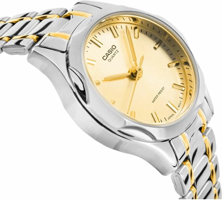 Orë dore për femra Casio, argjend e ar