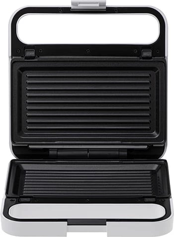 Sandwich maker 2-në-1, Adler AD 3070, pllaka të ndërroshme toast + grill, 850W (1100W max), i bardhë