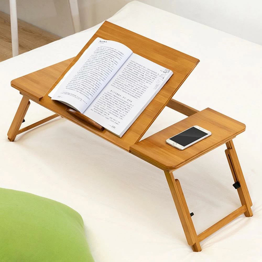 Tavolinë palosëse për laptop Nextdeco, dru, H20x64x35cm