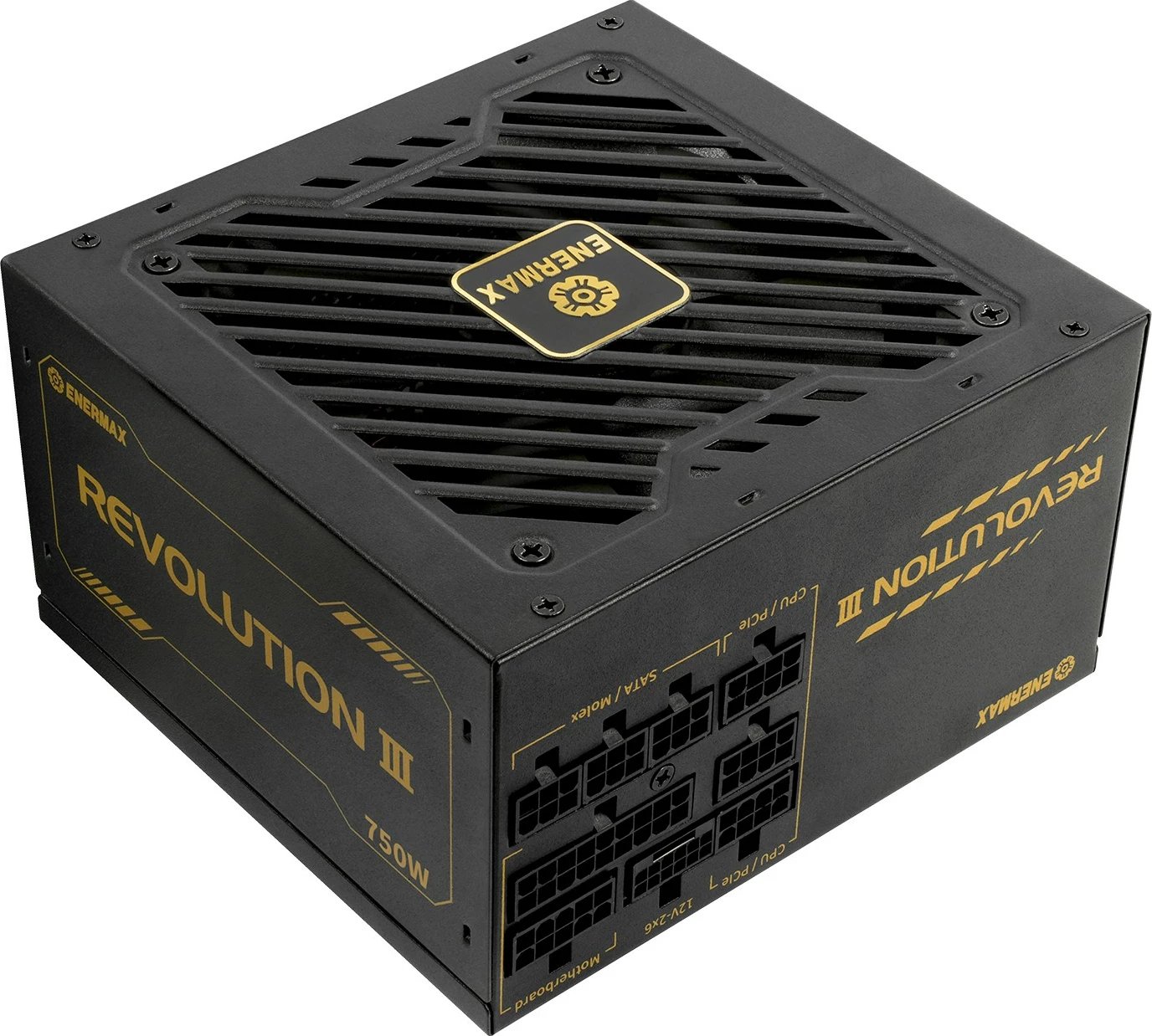 Kasë Enermax Revolution3 750W, 80 PLUS Gold, Full Modular, e zezë