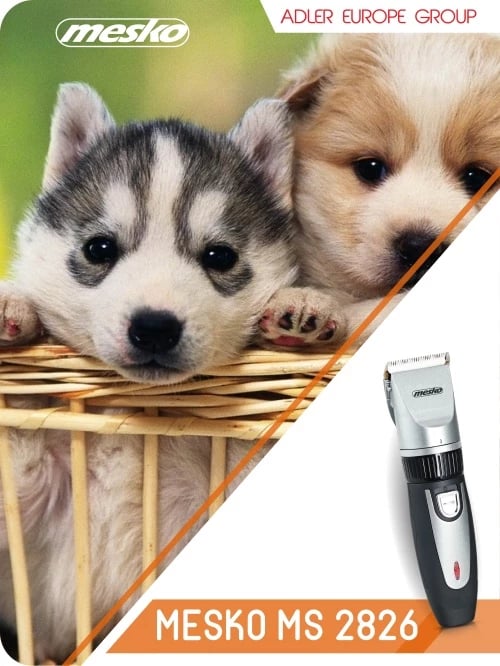 Makinë qethëse për kafshë shtëpiake, Adler, MS 2826, kokë titan me teh qeramik, 35W, deri 90 min, me/pa kabllo, set me 4 krehra dhe bateri shtesë Makinë qethëse për kafshë shtëpiake, Adler, MS 2826, kokë titan me teh qeramik, 35W, deri 90 min, me/pa kabllo, set me 4 krehra dhe bateri shtesë