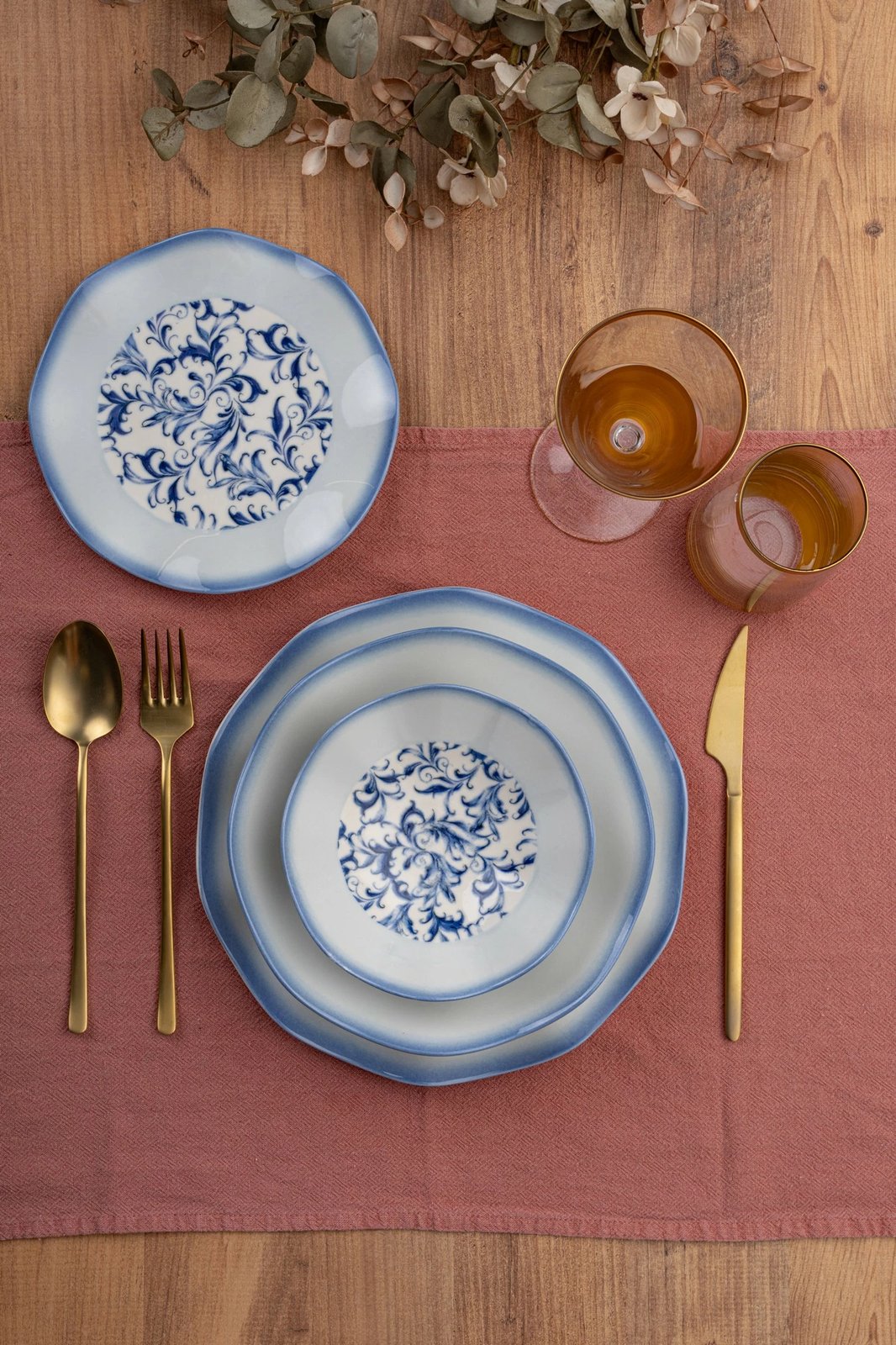 Set enësh për drekë (24 copë), Hermia, GBSNES24KY4R3214