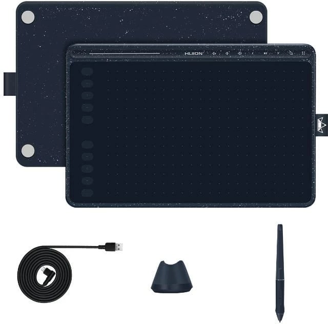Tablet grafik HUION HS 611, 5080 Ipi, USB, i hirtë