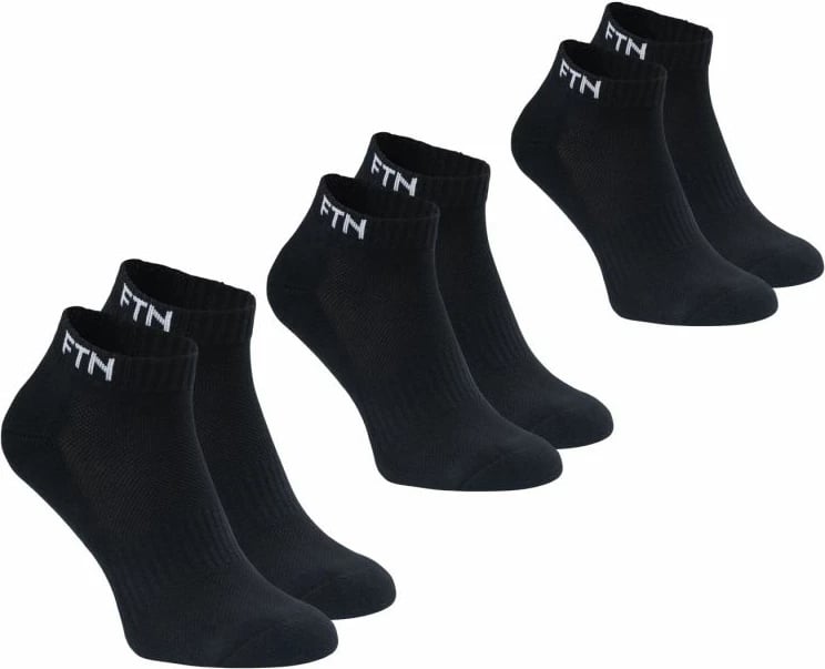 Çorape të shkurta Fitanu, unisex, të zeza