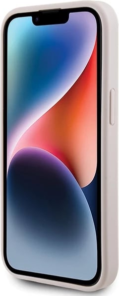 Mbështjellës Guess 4G Metal Gold Logo për iPhone 15, Rozë Mbështjellës Guess 4G Metal Gold Logo për iPhone 15, Rozë