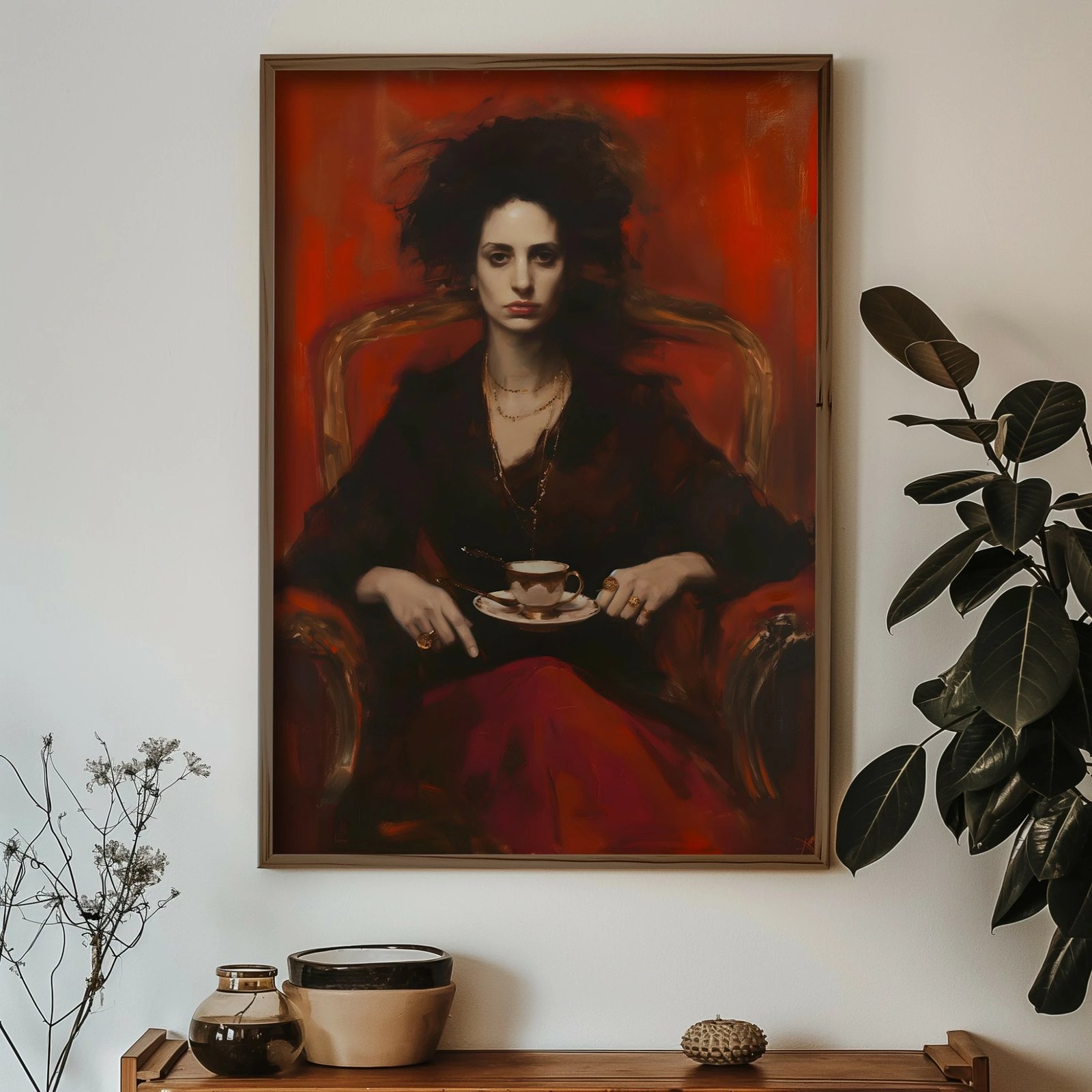 Pikturë dekorative me kornizë MDF, Wallity, GE161-L