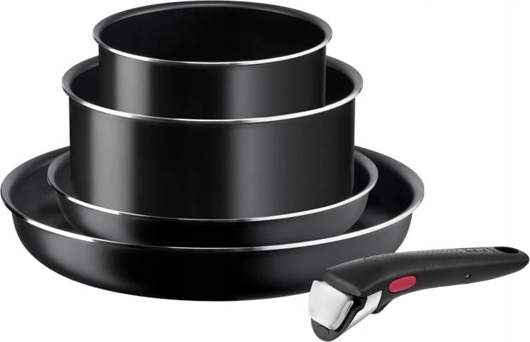 Set tenxheresh e tiganësh Tefal Ingenio Easy Cook Clean 5 copë, alumini