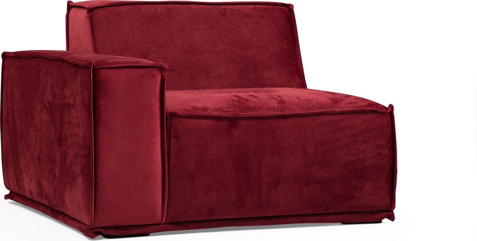 Këndare Atelier del Sofa, Lego Corner 8, ngjyrë burgundy (Chl-O1-1R)