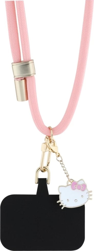 Litar universal për celular Hello Kitty Patch & Kitty Head Charm, rozë