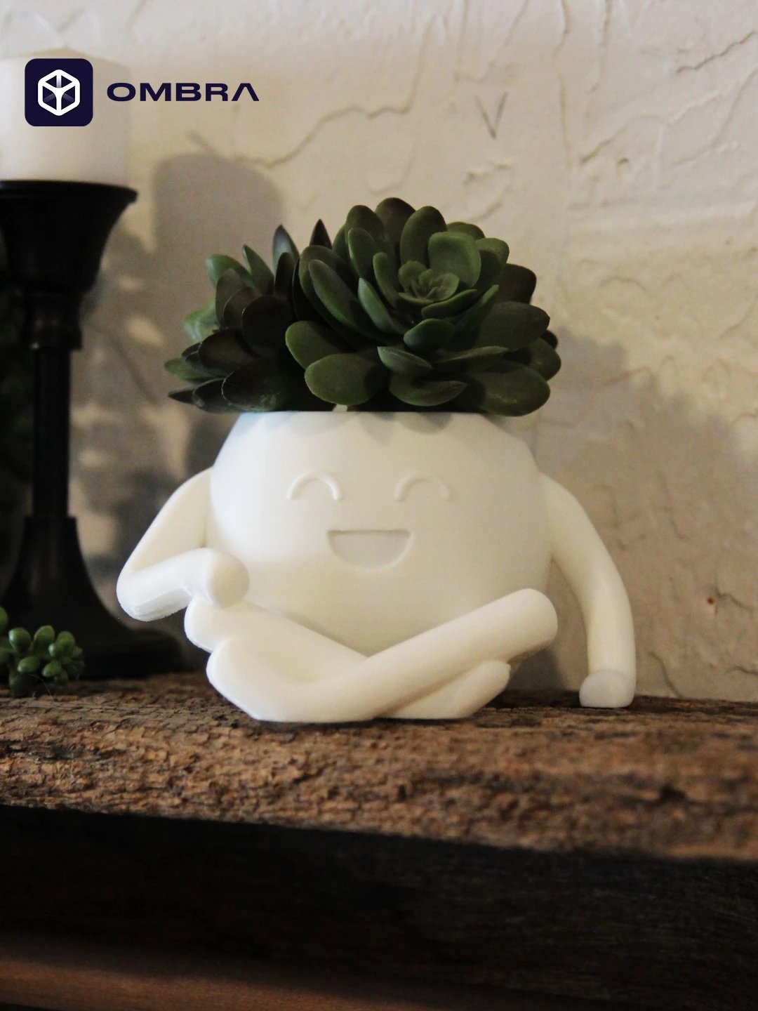 Vazo Dekorative (Relaxing Pot) - e bardhë