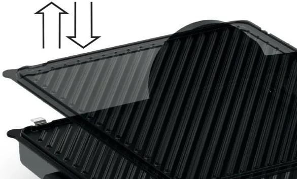 Grill Bosch TCG4215, 2000 W, argjend