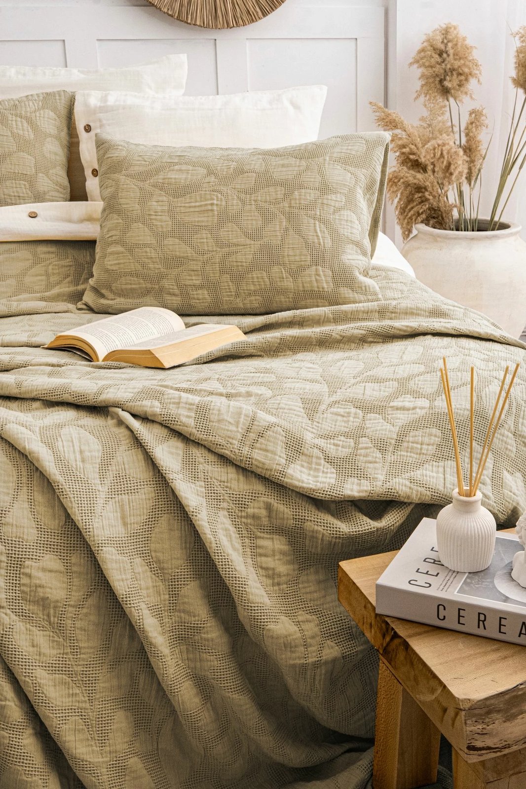 Set mbulesë dysheku dopio, Bambi, ngjyrë kaki