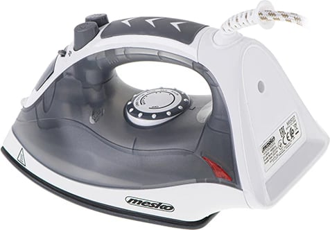 Hekur me avull, Mesko, 5037, 2800W, pllakë qeramike, depo uji 170 ml, gri