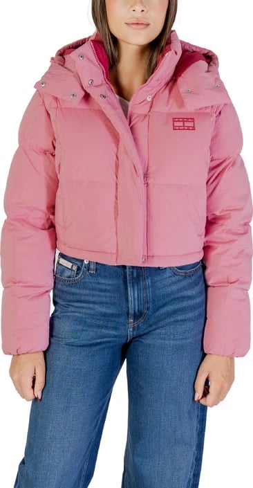 jakne Tommy Hilfiger Jeans femra rozë