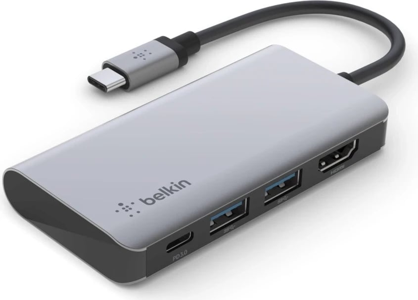 Adapter USB-C në HDMI Belkin AVC006btSGY, argjendtë