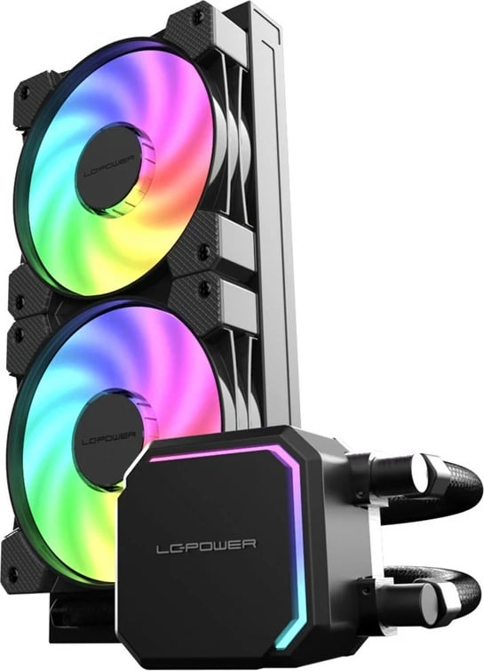 Ftohës i lëngshëm LC-Power LC-CC-240-B-ARGB, 240mm, ARGB, i zi
