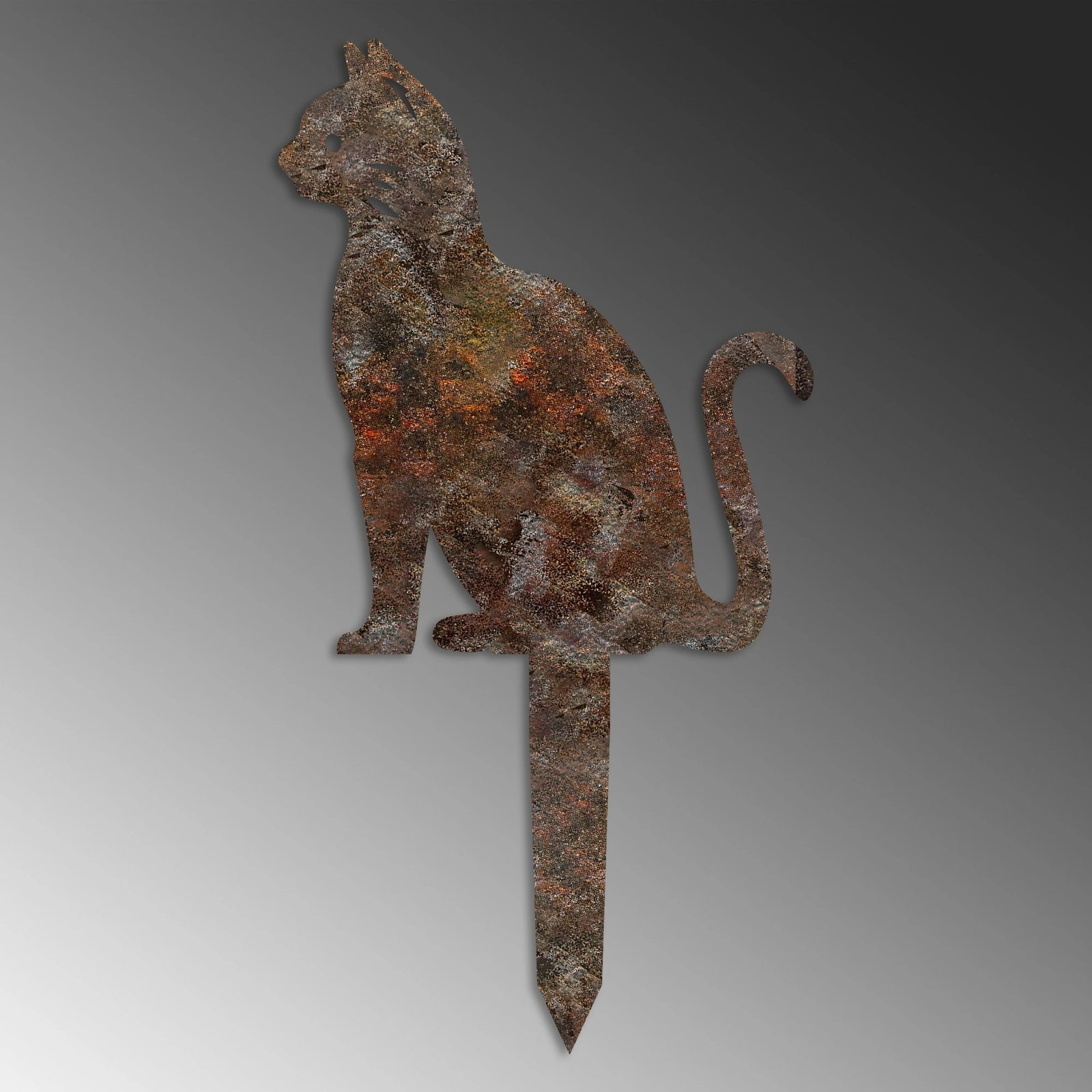 Dekor kopshti, mace, Aberto Design, shumëngjyrëshe, 38x20cm