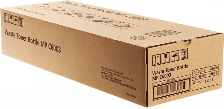 Shishe mbetjesh toner Ricoh 416890 MP C6003 rendiment 100000 faqe pa ngjyrë