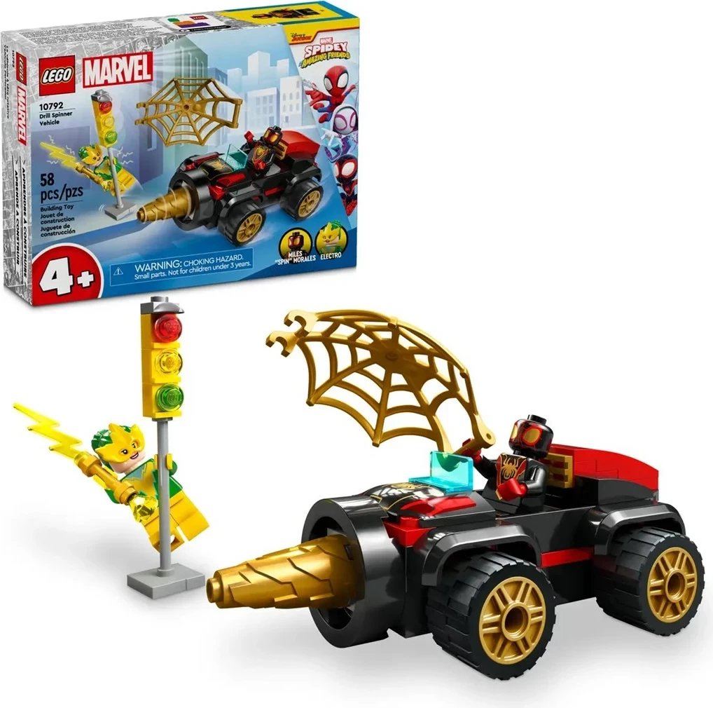 Set LEGO Marvel 10792, Automjet Jackhammer, për fëmijë 4+ vjeç