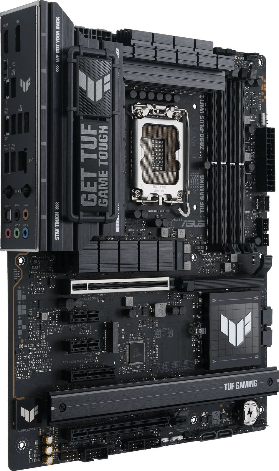 Pllakë amë ASUS TUF GAMING Z890-PLUS WIFI, Intel, LGA 1851, DDR5, 192 GB