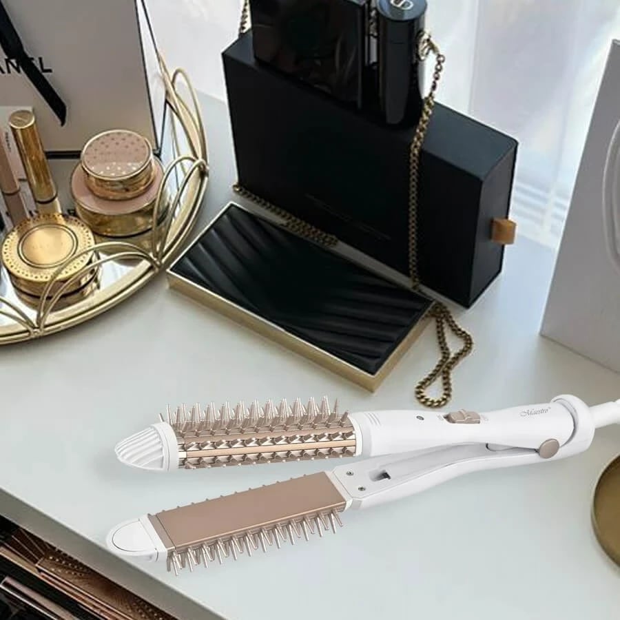 Drejtues dhe kaçurreles flokësh Maestro MR-263, 55W, qeramik, rozë gold
