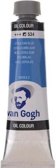 Ngjyrë vaji Talens van Gogh 60ml, 534-Cerulean Blue