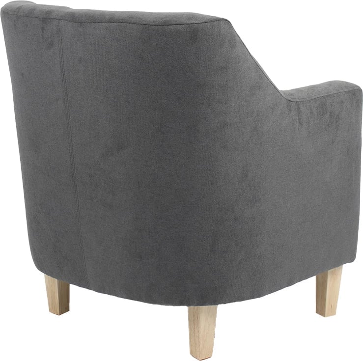 Fotel Joyful, material anthracite-natyral, 71x71x78cm