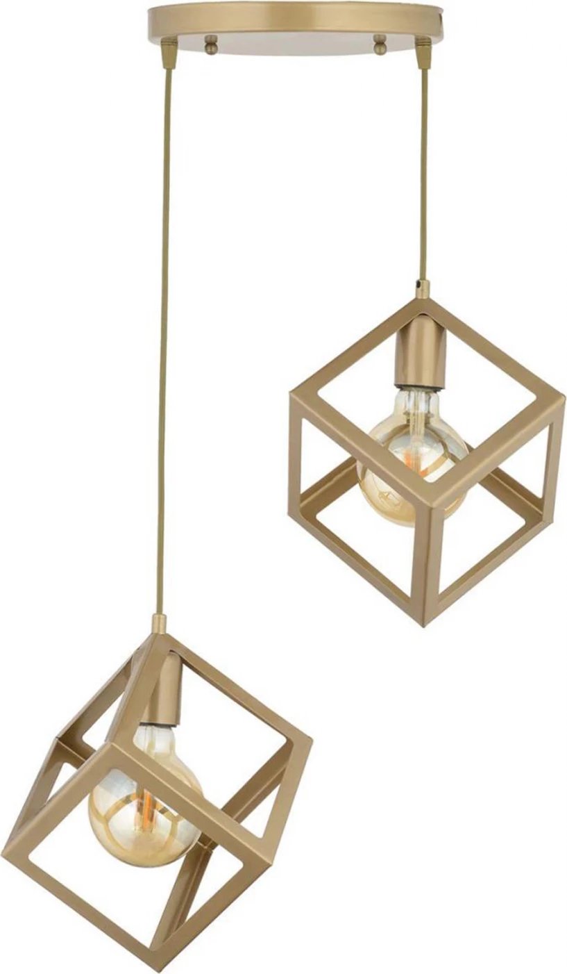 Llambë varëse, dy drita, metalike, ngjyrë ari, FH7420.02, 35x80 cm Llambë varëse, dy drita, metalike, ngjyrë ari, FH7420.02, 35x80 cm