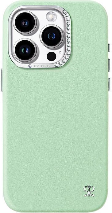 Mbështjellës Joyroom PN-15F4 për iPhone 15 Pro Max, i gjelbër, me kristale