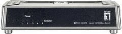 Switch LevelOne 5-Port Fast Ethernet, i pa menaxhuar, Full duplex, i zi