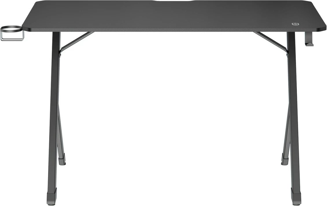 Tavolinë gaming, Maclean NanoRS RS102, 120x60 cm, LED RGB, e zezë