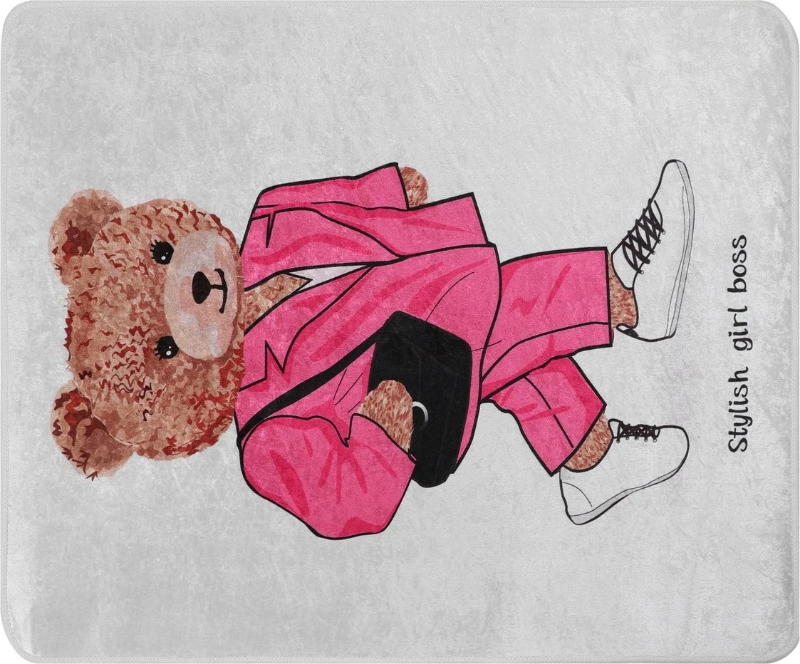 Tapet për banjo Mijölnir, Boss Girl Djt, shumëngjyrësh, 80x100cm