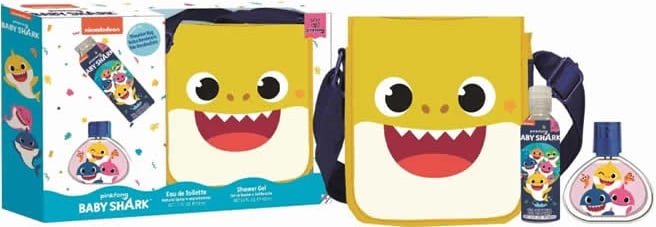 Eau de Toilette për fëmijë Cartoon Baby Shark set 3 copë 50ml