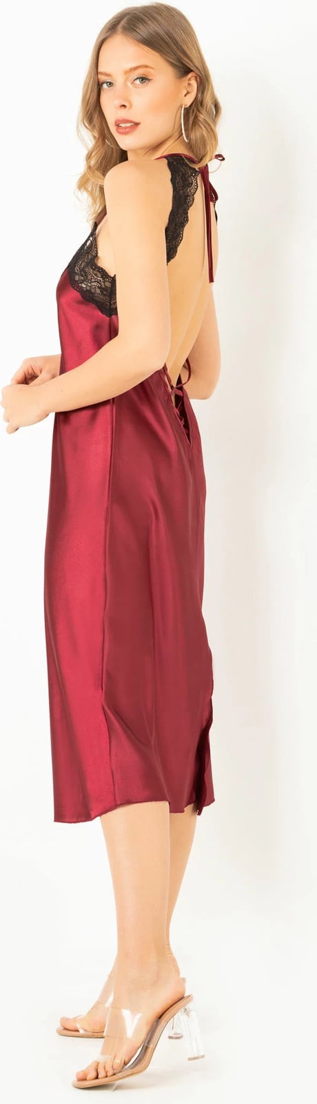 Babydoll Jumeon, ngjyrë e kuqe e thellë, 001-018667, L/XL (1 copë)