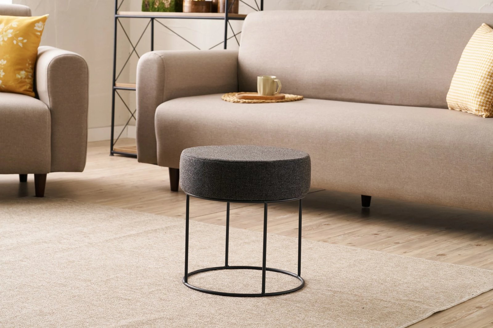 Pouf Atelier del Sofa, ngjyrë fume, Didim