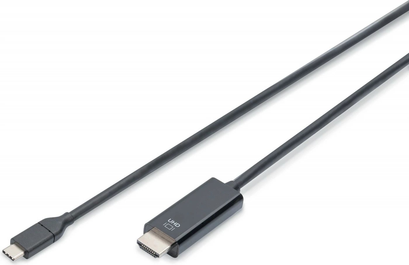 Kabllo Digitus USB Type-C në HDMI, 2m, 4K/60Hz, e zezë