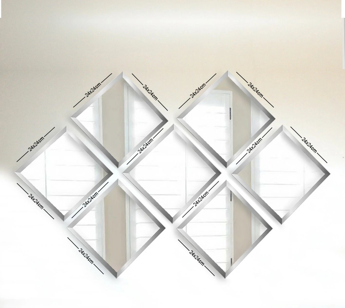 Set pasqyrash (7 copë), Wallity, SETAYNA_023