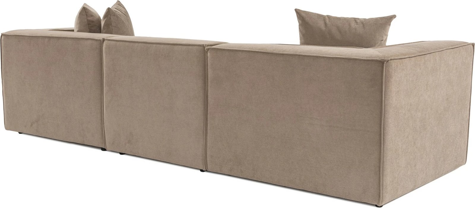 Divan treshe Atelier del Sofa, Sora 3, ngjyrë kapuçino