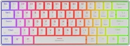 Tastierë mekanike Genesis Thor 660 G2, RGB, Gateron Brown, e bardhë