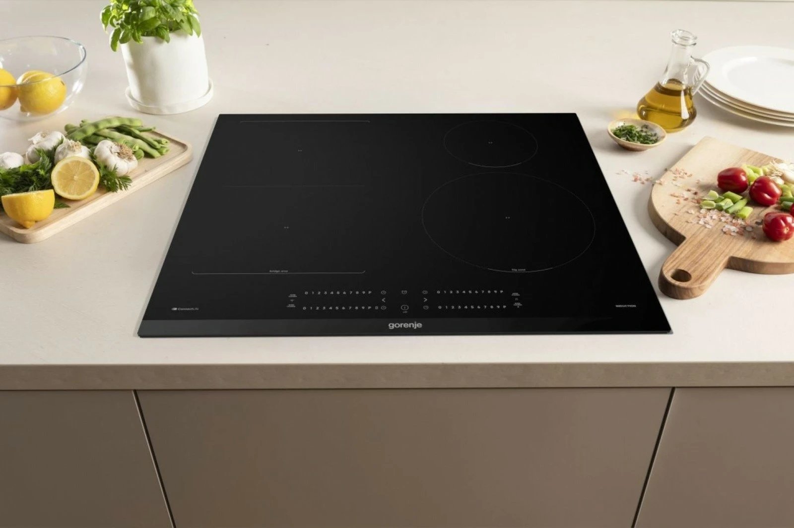 Plitë induksioni Gorenje GI6432BCWF, 4 zona, Touch Control, e zezë