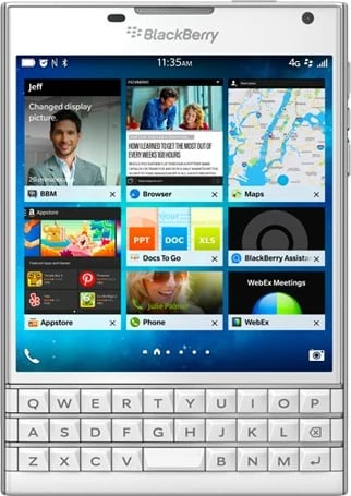 Celular BlackBerry Passport, 32 GB, 13 MP, Bardhë