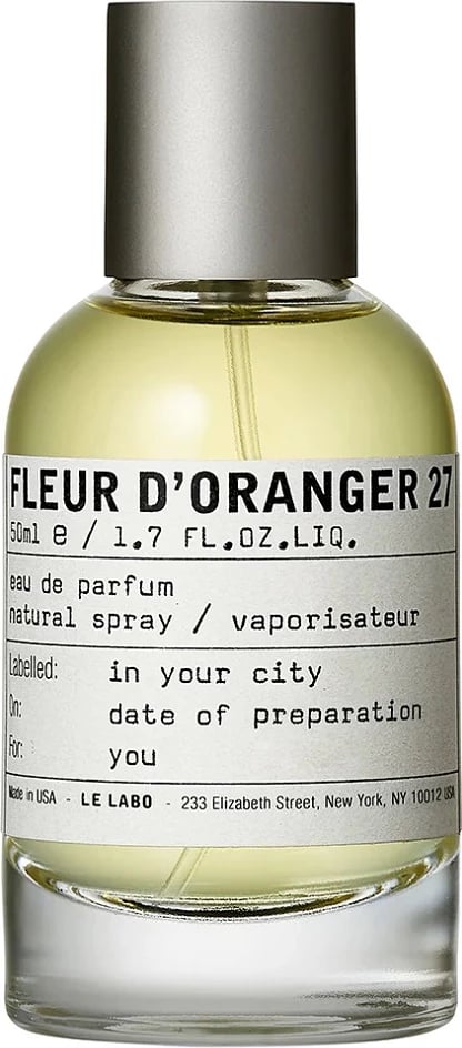 Eau de Parfum unisex Le Labo Fleur d'Oranger 27, 50ml