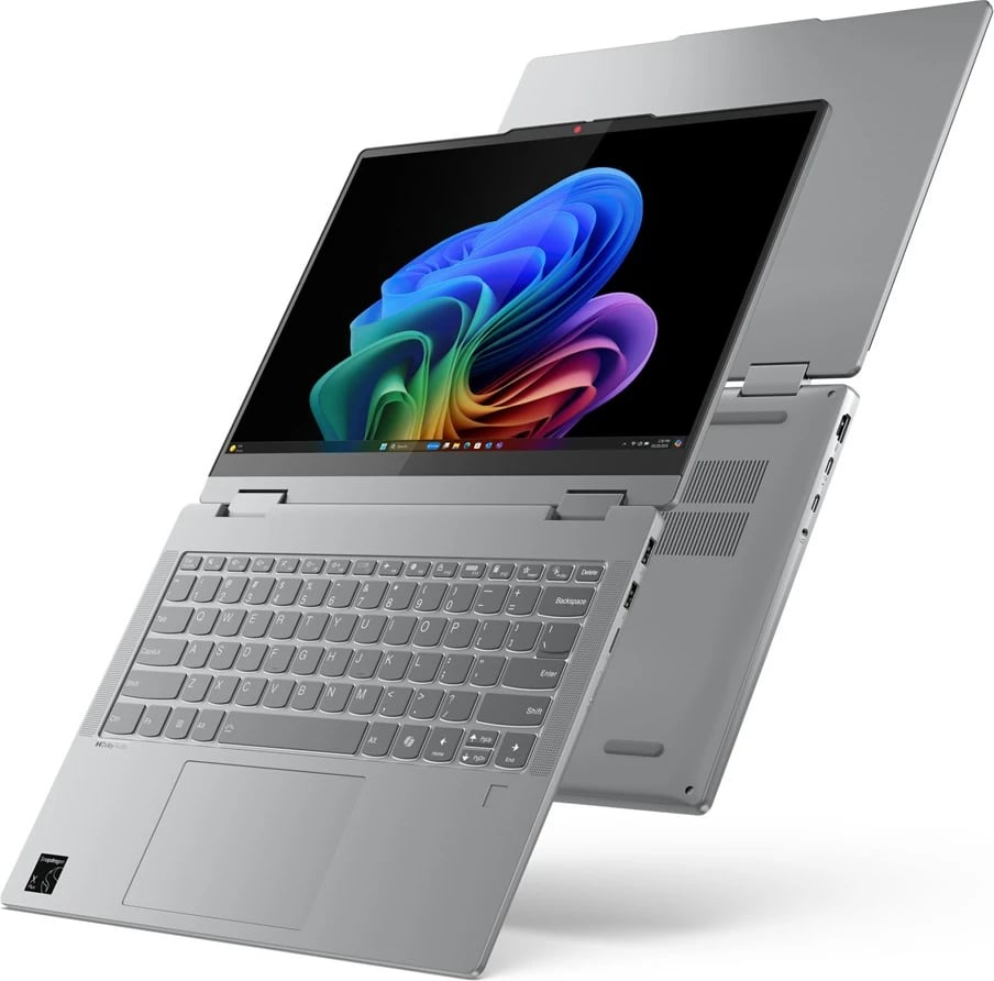 Kompjuter 2-në-1 Lenovo IdeaPad 5 Copilot+, 14", Snapdragon X1P-42-100, 16 GB RAM, 1 TB SSD, Gri