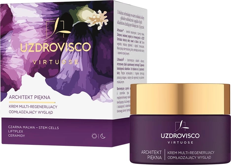 Krem anti-rrudhë për femra Uzdrovisco Virtuose Architect Beautiful Multi-Regenerating, 50ml Krem anti-rrudhë për femra Uzdrovisco Virtuose Architect Beautiful Multi-Regenerating, 50ml