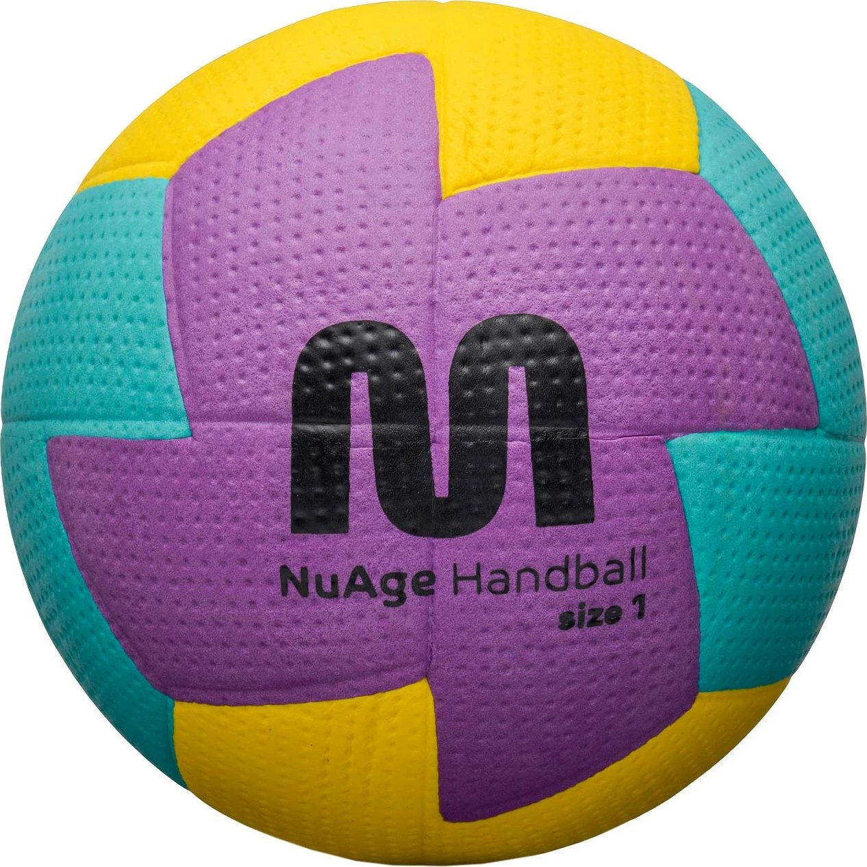 Top handbolli për fëmijë Meteor, purple-blue-yellow