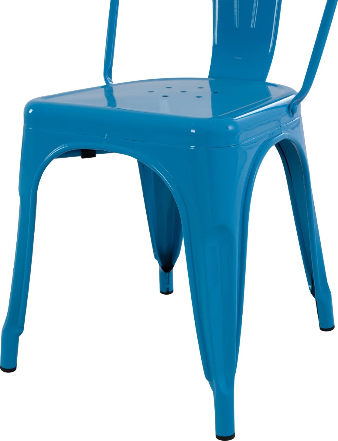 Karrige për ngrënie MELITA-PRO FH8641.48 metalike, ngjyrë kaltër, 44x47x84.5H cm