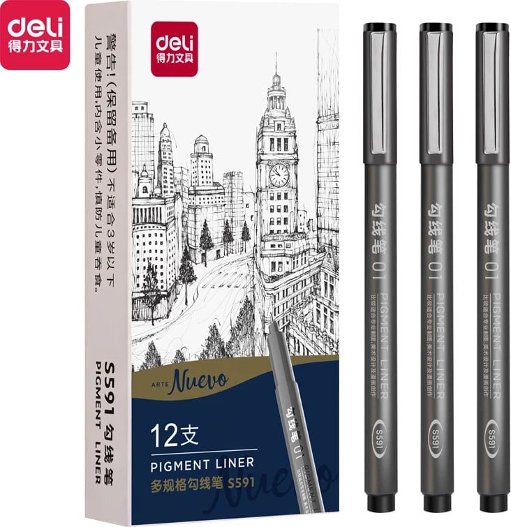 DELI RAPITOGRAF 0.05 BLACK S591