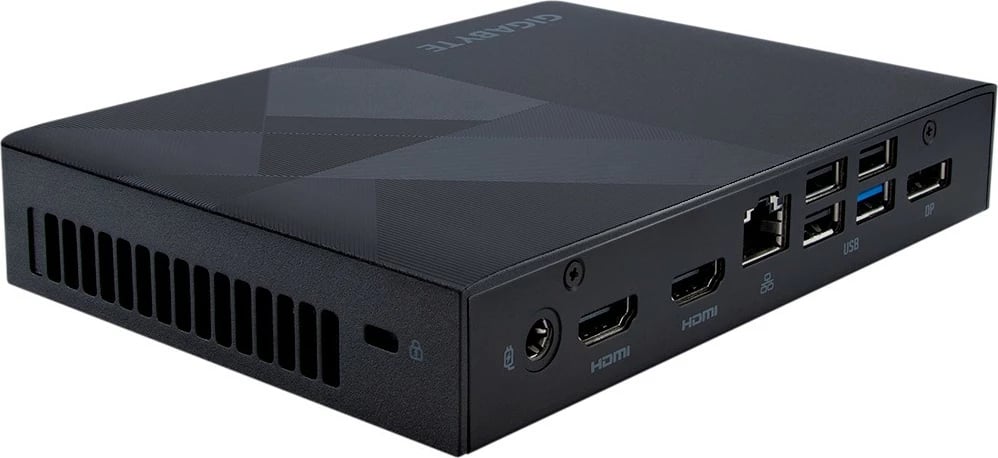 Kasë mini-PC Gigabyte BRIX GB-BNI3-N305, Raptor Lake N, e zezë