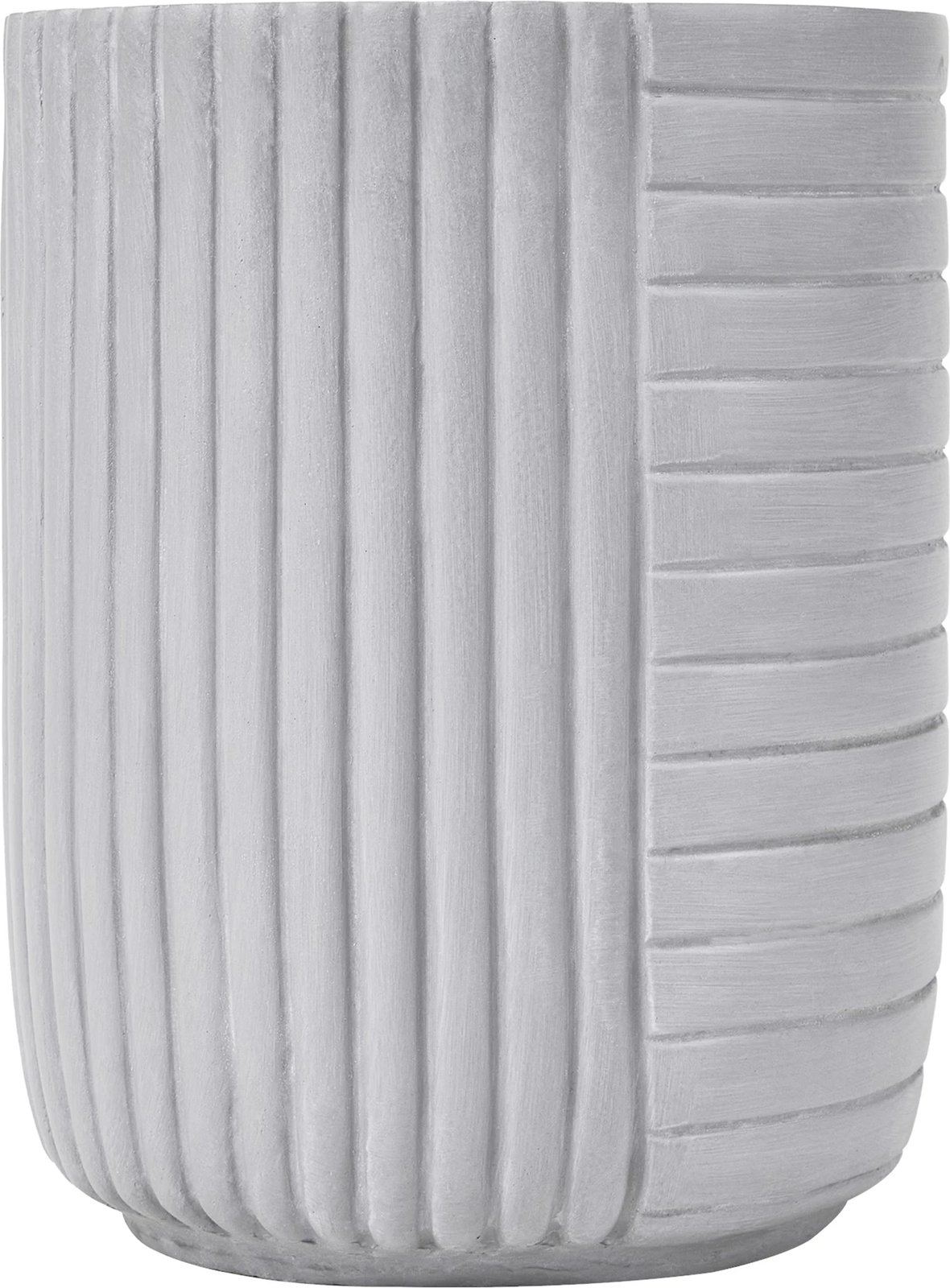 Tavolinë anësore gjeometrike, e bardhë, 35x35x46